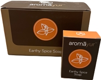 Aromayur Earthy Spice Soap, Wholesale Box of 12 Packs
