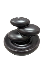 Backflow Cones Ceramic Burner 3"  Stone Peddle Shape Matte Finish - Model 767715 Y