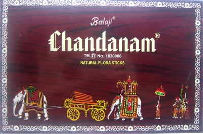 Balaji Chadanam Incense Sticks - 25 Gram (12/Box)