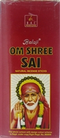 Balaji Om Sai Shree Incense Sticks - 15 Gram (12/Box)