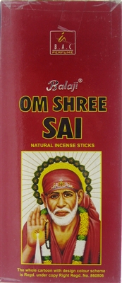 Balaji Om Sai Shree Incense Sticks - 15 Gram (12/Box)