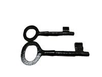 Cast Iron Black Key Set of 2 Pcs (Llave negro), 6" and 5"