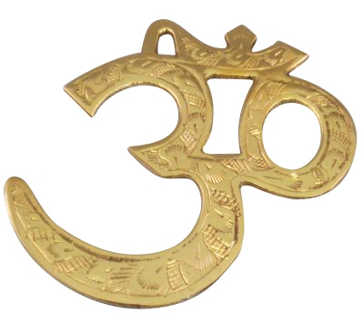 Brass Om Wall Hanging