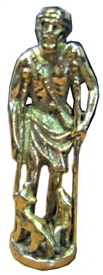 San Lazaro Bronze  Figurine 4"