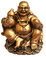 Buddha with Gourd and Ingot 4"