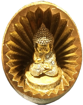 Gold Orange Baby Buddha In a Sphere Model 246A-48
