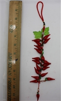 Chili pepper w/leaf 11.5" Model CD0027