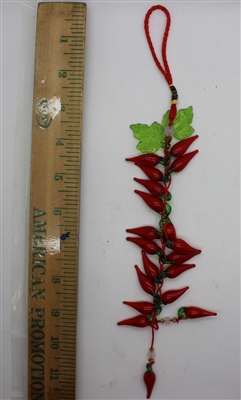 Chili pepper w/leaf 9" Model CD0029