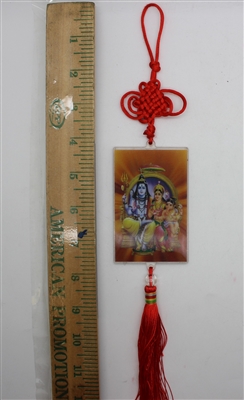 Ganesh family ornament 12" CD0030