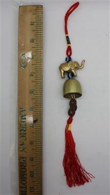 Elephant bell w/ 3 coins 12" Model CD0037