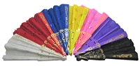 Chinese Folding Hand Fans (pack of 12)