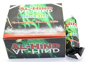 Charcoal for Hookah & Incense - 40MM Round - Box