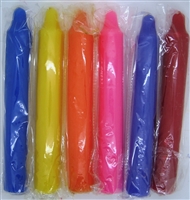 9" Household Taper Candles (12/Box) [Select Color] - LARGE