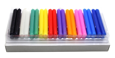 Multicolor Chime/Spell Candles (40/Box) 4" x 1/2"