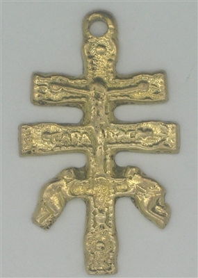 Golden Cruz de Caravaca Amulet Small (Dozen)