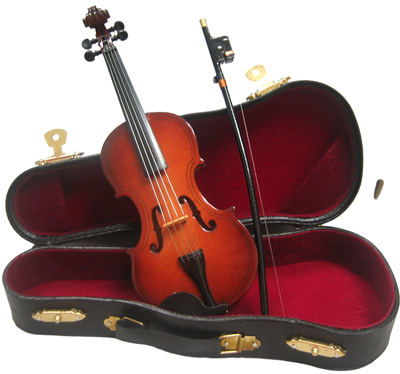 7 inches Violin with Bow, Case and Stand (Single)