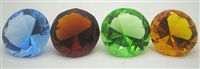 Diamond Paperweight Crystal 50mm - Select Color