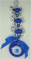 Three Horse Evil Eye Amulet