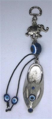 Metal Shoe Evil Eye Amulet