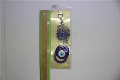 Evil Eye single owl Pendant/Charm 7" Model EE0011