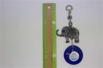 Evil Eye elephant Pendant/Charm 7" Model EE0027