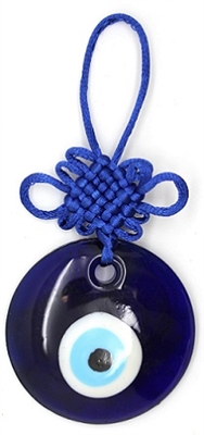 Evil Eye with Blue Mystic Knot Amulet/Charm