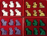 Elephant 2" (Set of 6 Figurines)