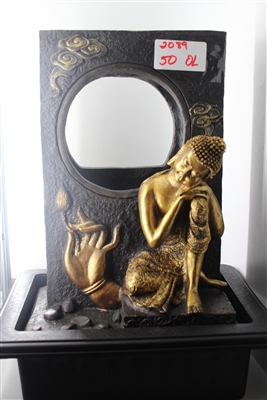 Golden Buddha hands on knees Model-2089