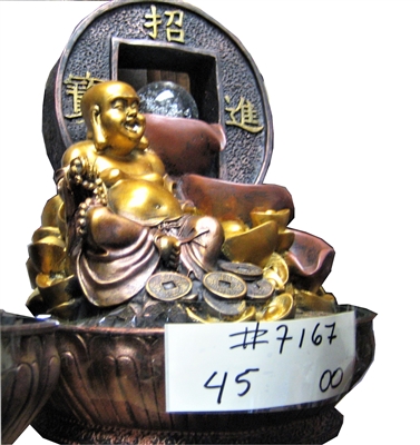 Golden Buddha Water Fountain Model-7167