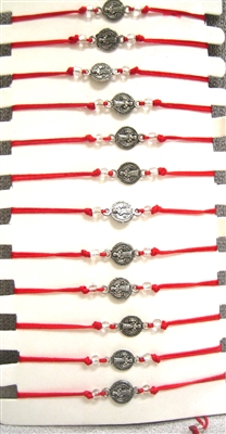 Fashion Jewelry Saint Benoit Evil Eye Symbol Bracelet - Pack of 12