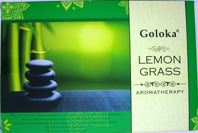 Goloka Aromatherapy Series - Lemongrass - ( 12 Packs of 15 Gms )