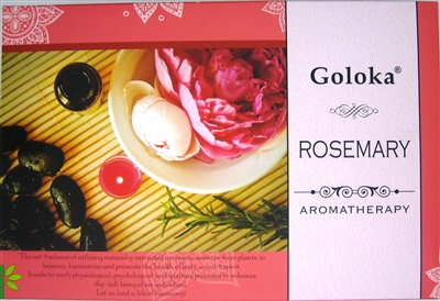 Goloka Aromatherapy Series - Rosemary - ( 12 Packs of 15 Gms )