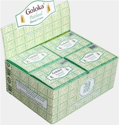 Goloka Cones Patchouli (12/Box)