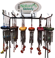 High Quality Windchime with Metal Product Display (24 count) - Nature's Melody