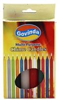 Chime or Spell Candles (4"): Set of 12 Color Candles - By GovindaÂ®