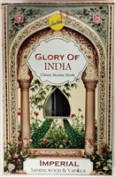 Imperial Sandalwood & Vanilla Fragrance - Sree Vani Gloria of India Classic Incense Sticks