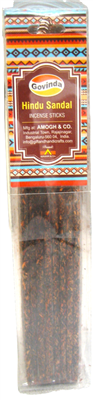 Govinda Resin Incense Sticks (10 Packs with 8 Sticks Each)- Hindu Sandal