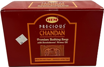 SOAP - HEM Precious Chandan Soap, Wholesale Box of 12 Packs