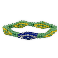 ILDE bracelet, Diamond Style, Medium - ORULA camino de Yemaya