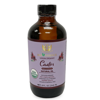 LE - Virgin Organic, CASTOR , Natural Oil 8 fl oz.
