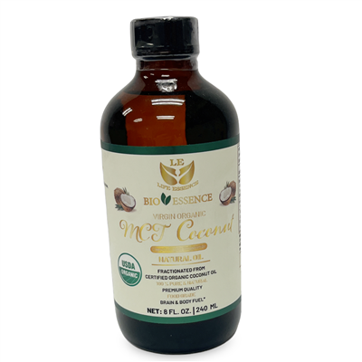 LE - Virgin Organic,  MCT Coconut Oil,  8 fl oz.