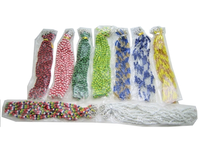 Multicolored Beaded Bracelet (Dozen) - Pick your Style
