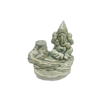 Ceramic Back Flow Burner - Ganesh - Random Color
