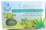 Olive with Aloe Vera Soap by Muharram (Pack of 6)