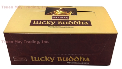 Nandita Lucky Buddha Incense Sticks 15 Grams (12/Box)