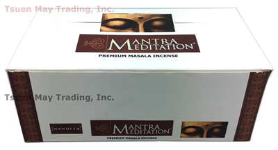 Nandita Mantra Meditation Incense Sticks 15 Grams (12/Box)