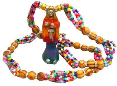 Collar de Santa Muerte - Multicolored