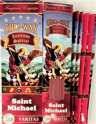 Saint Michael- Ohli~Way Incienso Special (12 flat hangable packets)