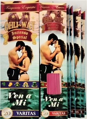 Ven a Mi - Ohli~Way Incienso Special (12 flat hangable packets)