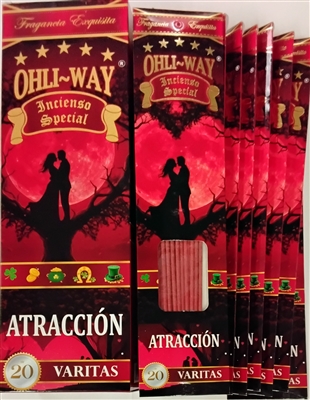 Attraction- Ohli~Way Incienso Special (12 flat hangable packets)